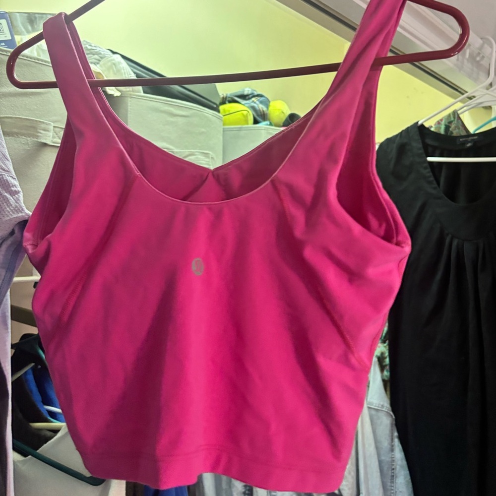 Lululemon Women's Pink a line tank